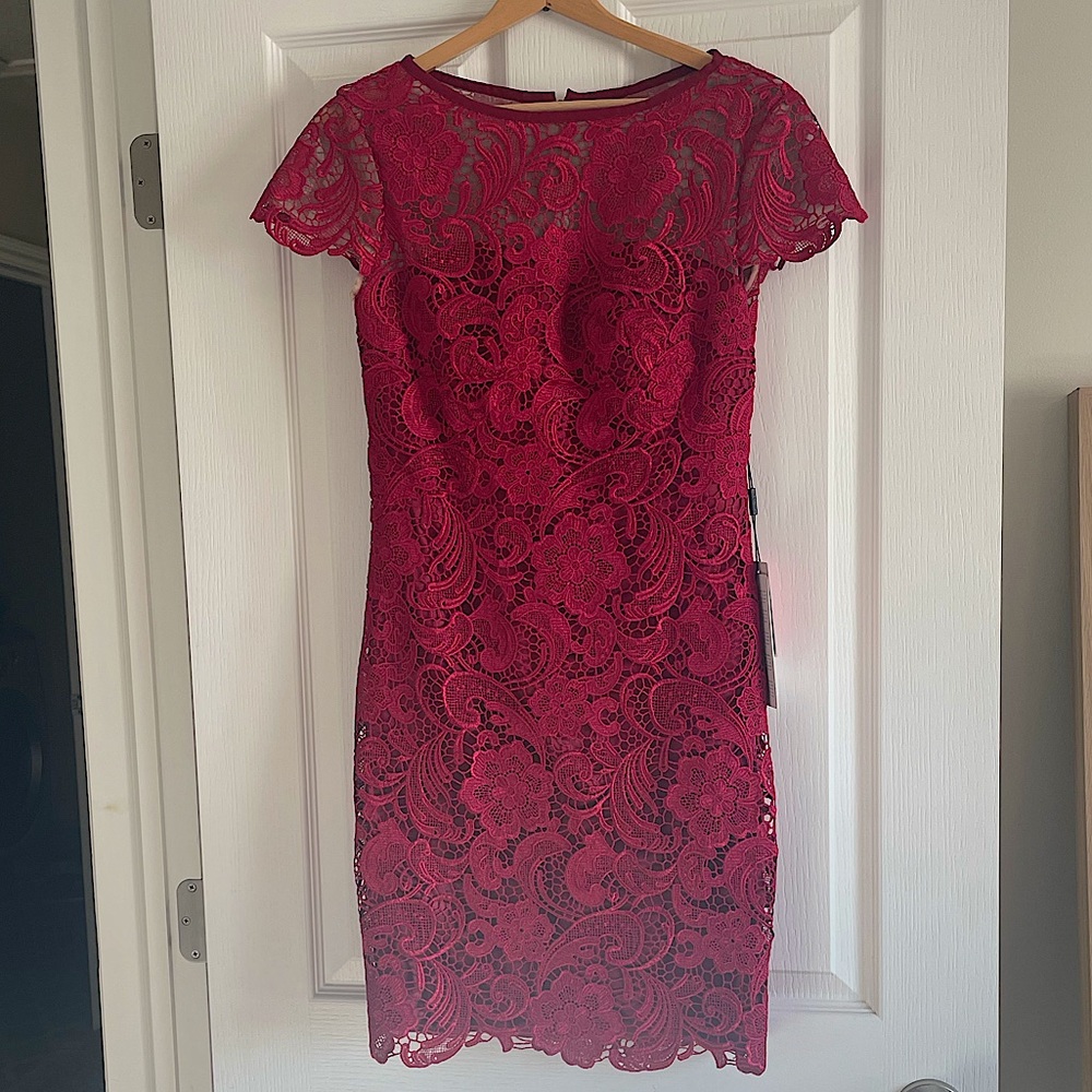 JJs House Lace Cocktail Dress